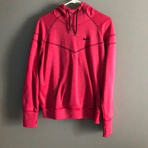 BRIGHT Pink Nike Hoodie DRI-FIT